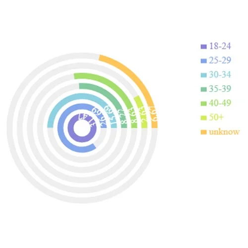 Simple Radial Bar Chart